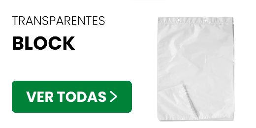 Imagen para la categoría Bolsas transparentes block