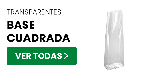 Imagen para la categoría Bolsas transparentes base cuadrada